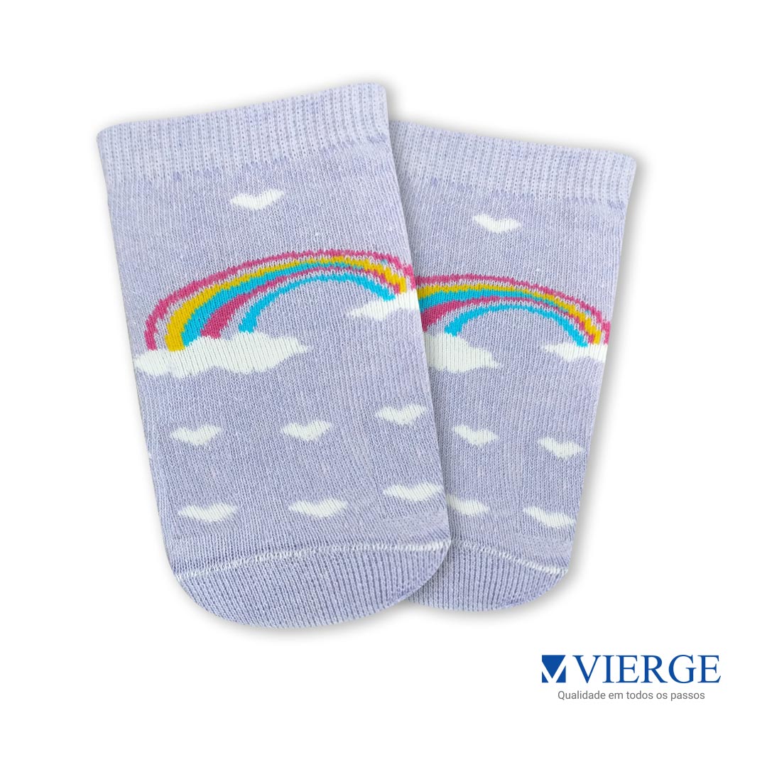 4109 - Kit 3 pares meia algodão infantil Vierge - Imagem 3